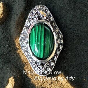 Artisan Silver Malachite Ring